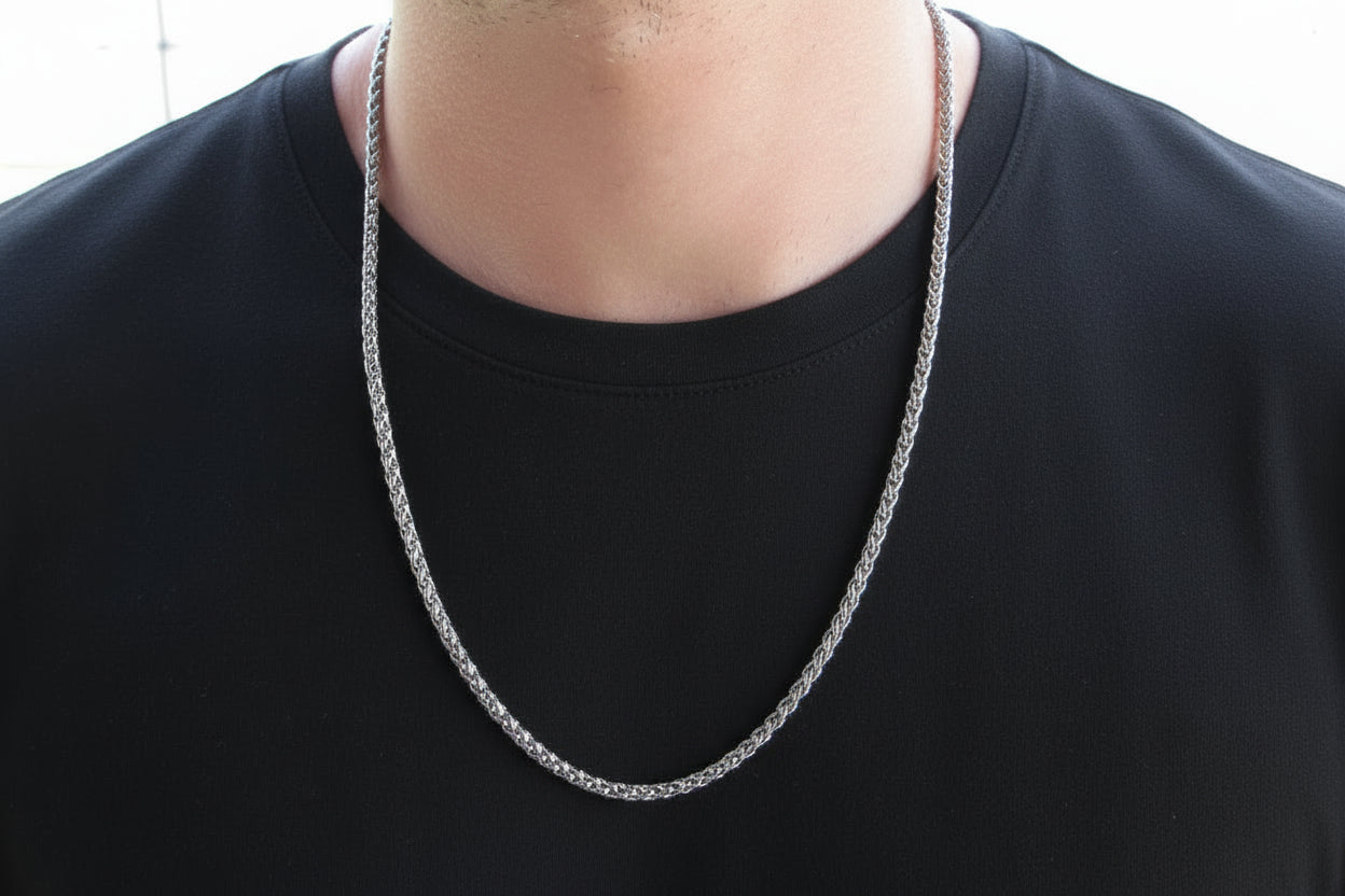 Classic Wheat Chain Necklace