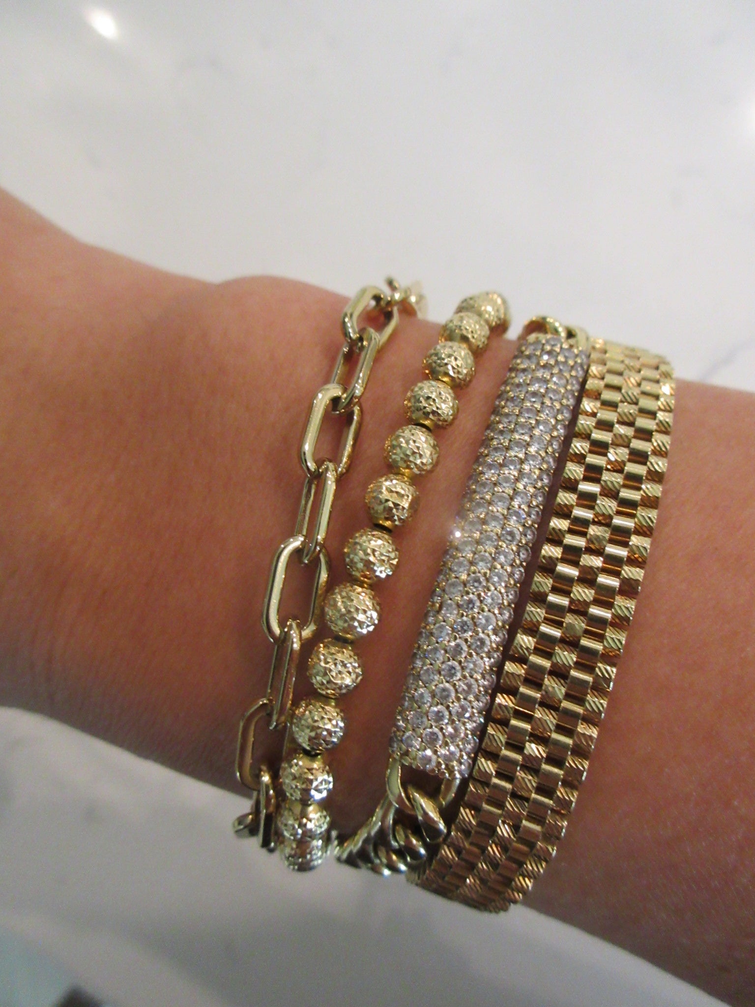 Paperclip Chain Bracelet