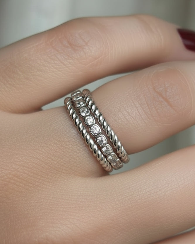 Soul and rope Stack (Silver)