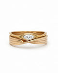 Twisted and Eye (Gold)