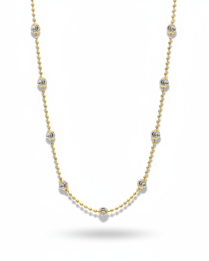 Dual Tone Beaded