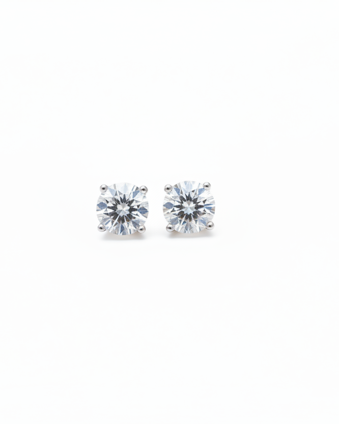 Classic Diamond Studs