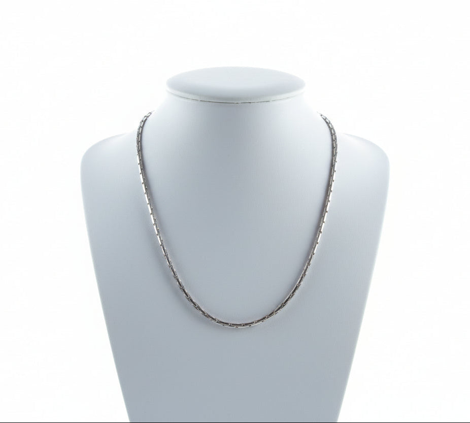 Modern Bar Link Chain Necklace