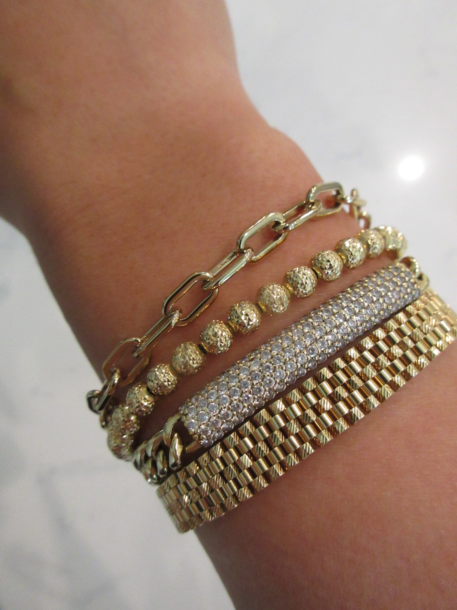 Paperclip Chain Bracelet
