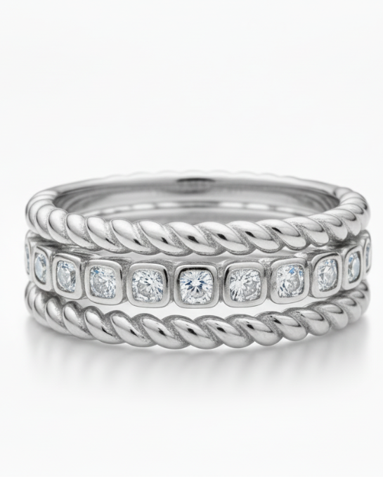 Soul and rope Stack (Silver)