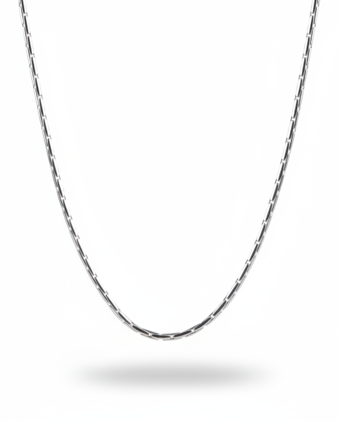 Modern Bar Link Chain Necklace