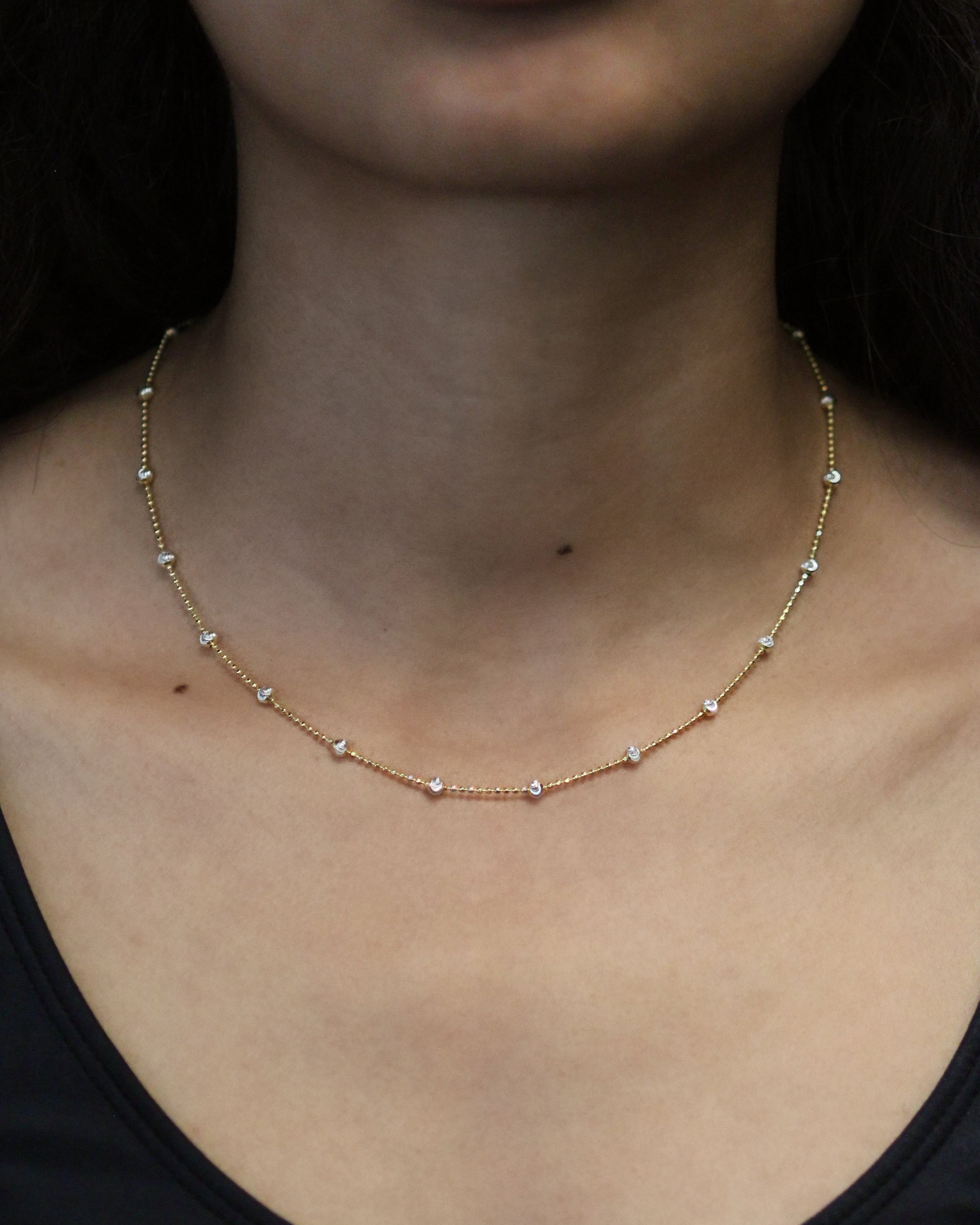 Dual Tone Beaded