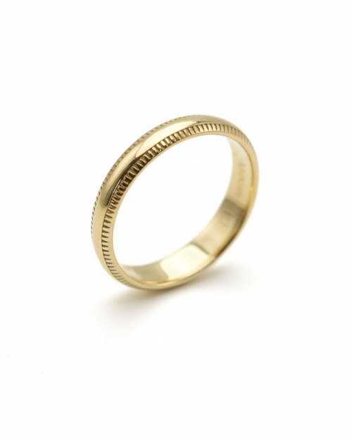 14K Solid Gold Band